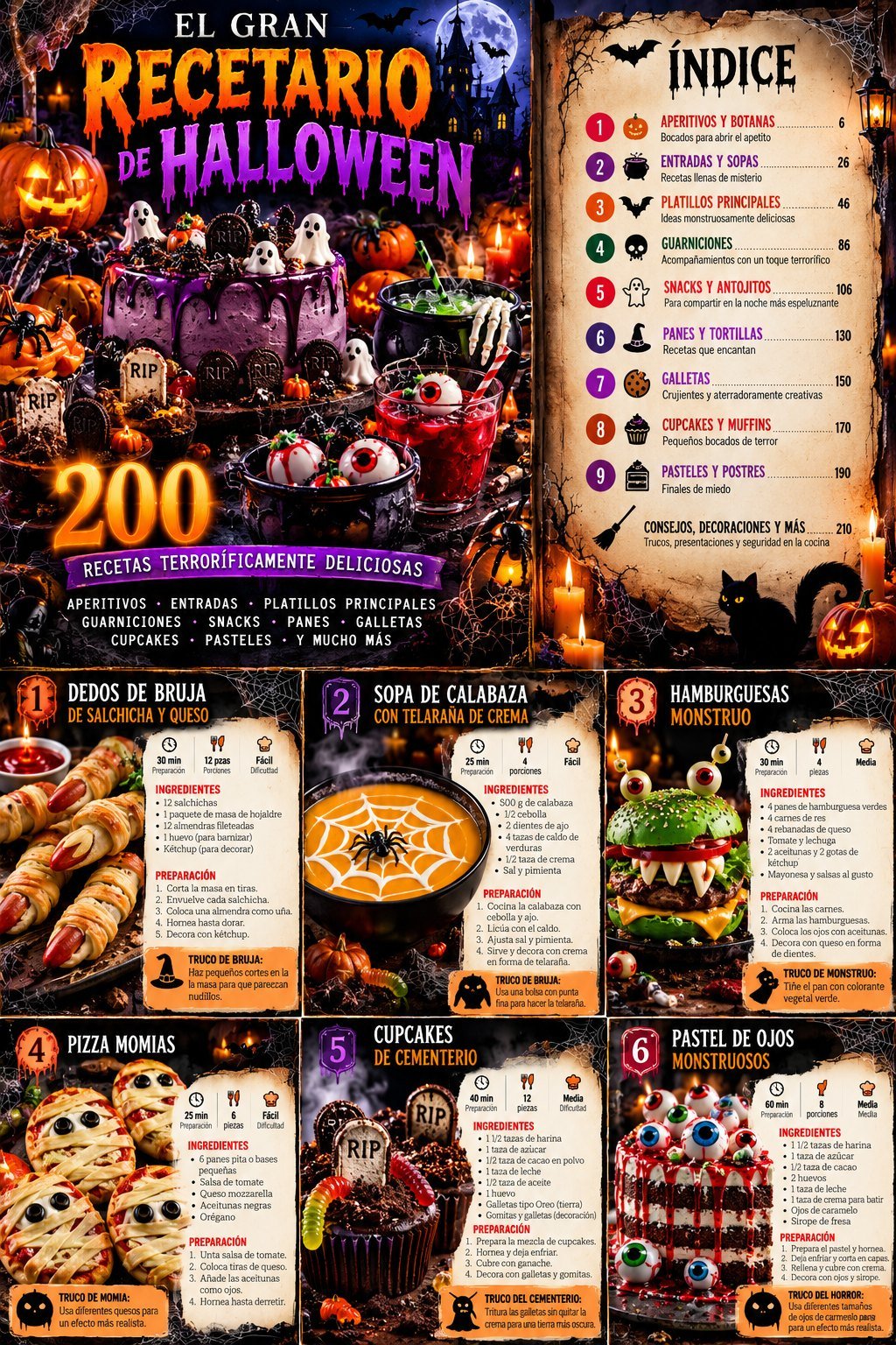 El Gran Recetario de Halloween