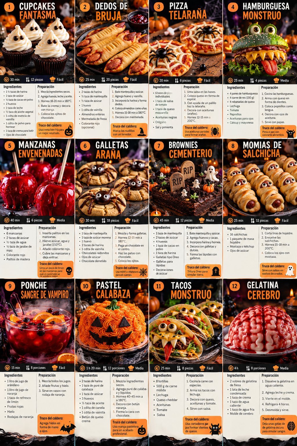 Comida temática de Halloween